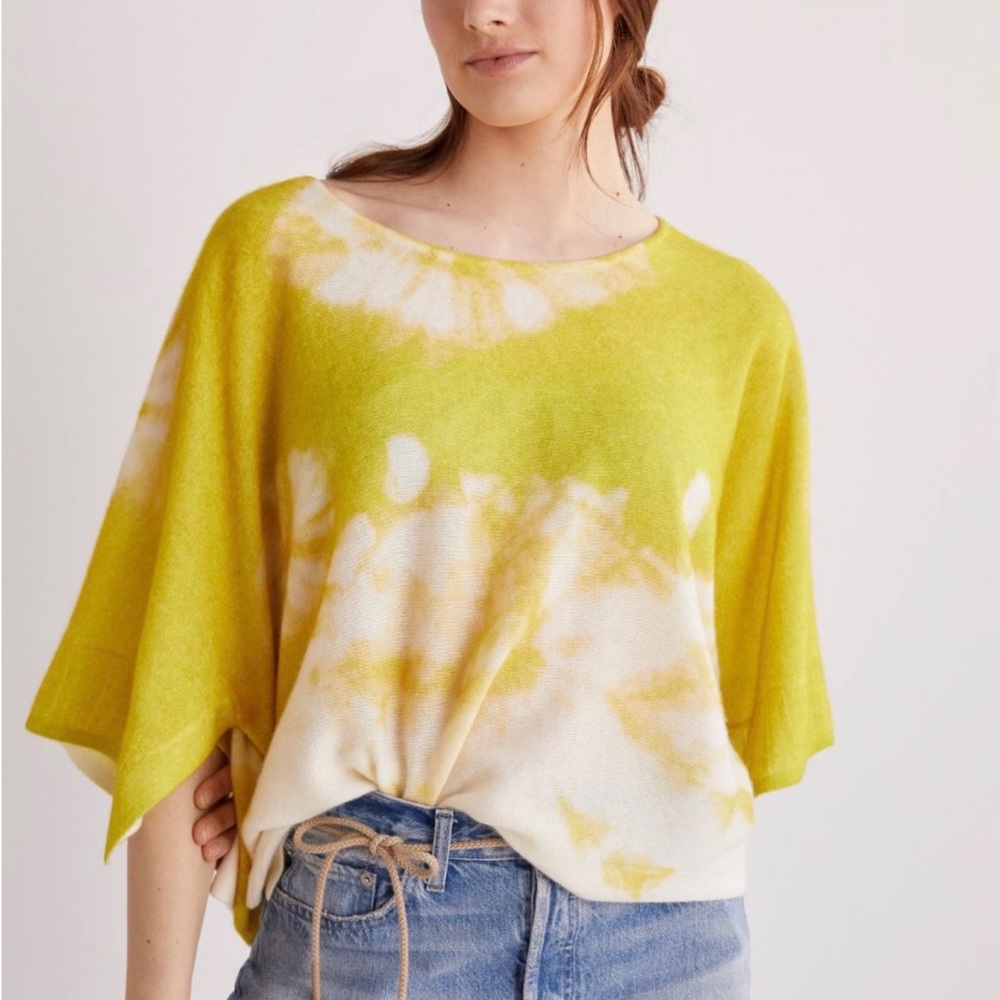 NWT Anthropologie 100% Luxe Cashmere Oversized Top Pullover Sweater size XS - Picture 4 of 10